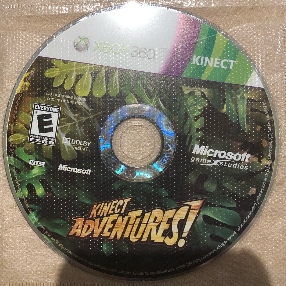 3/$40 Kinect Adventures for Xbox 360 - Disc Only